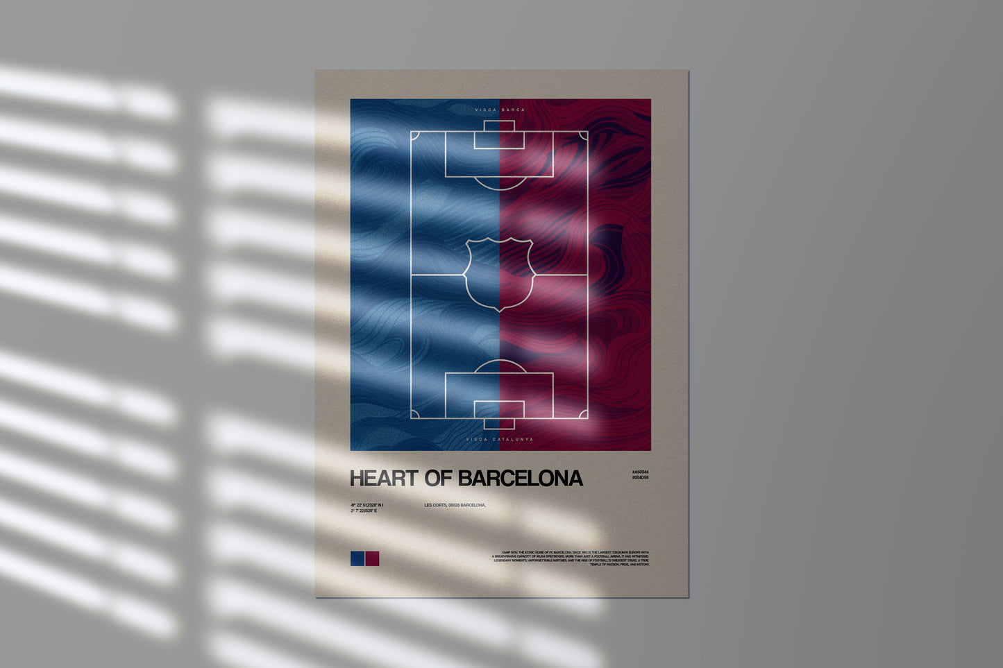 Plakat „Serce Barcelony”