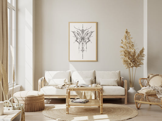 Plakat „Glitchwing”