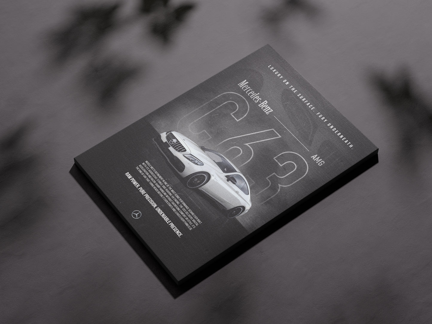 Obraz „Mercedes AMG C63"