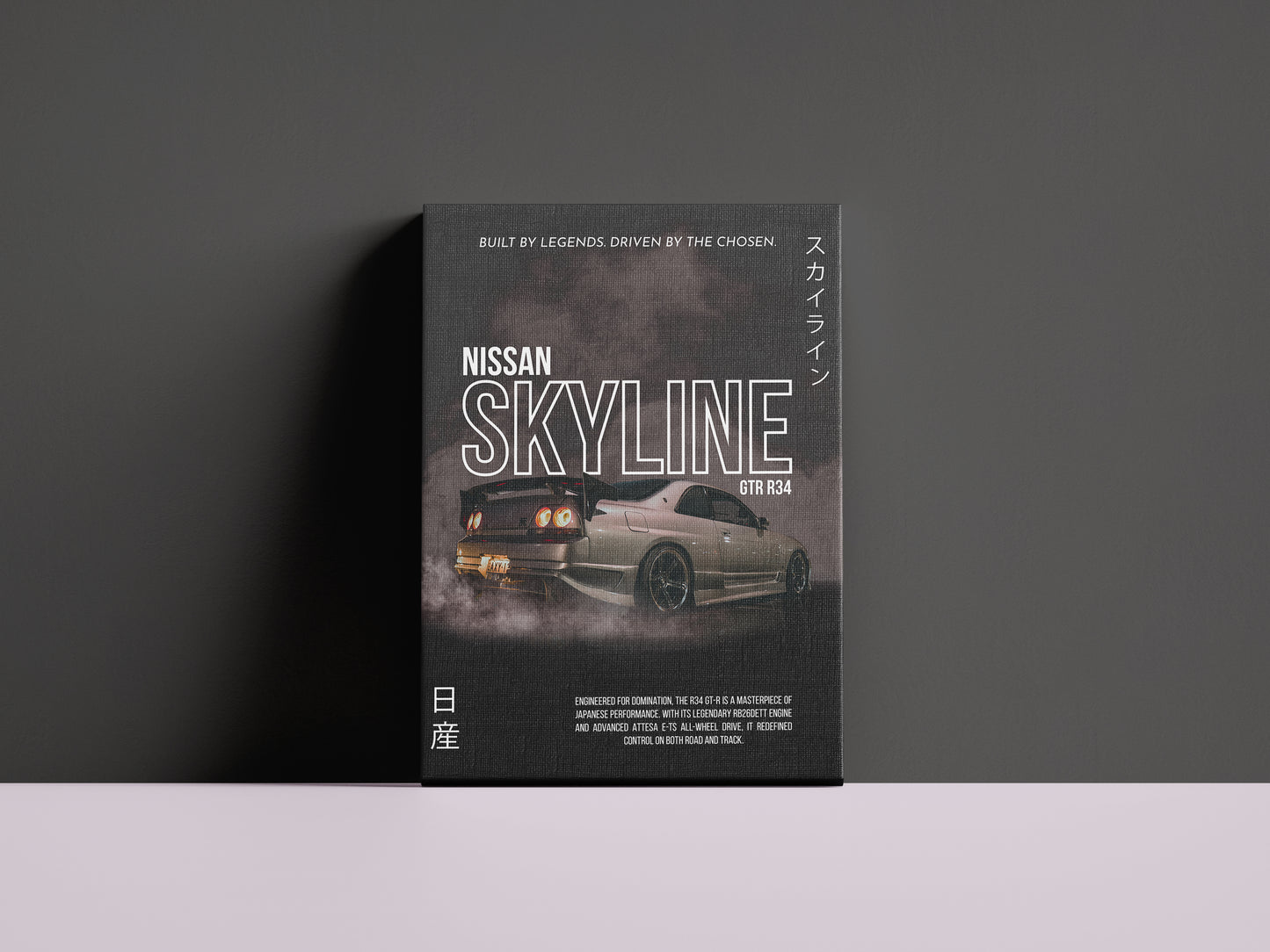 Obraz „Nissan Skyline GTR R34"