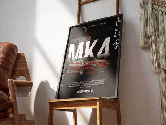 Plakat „Supra MK4"