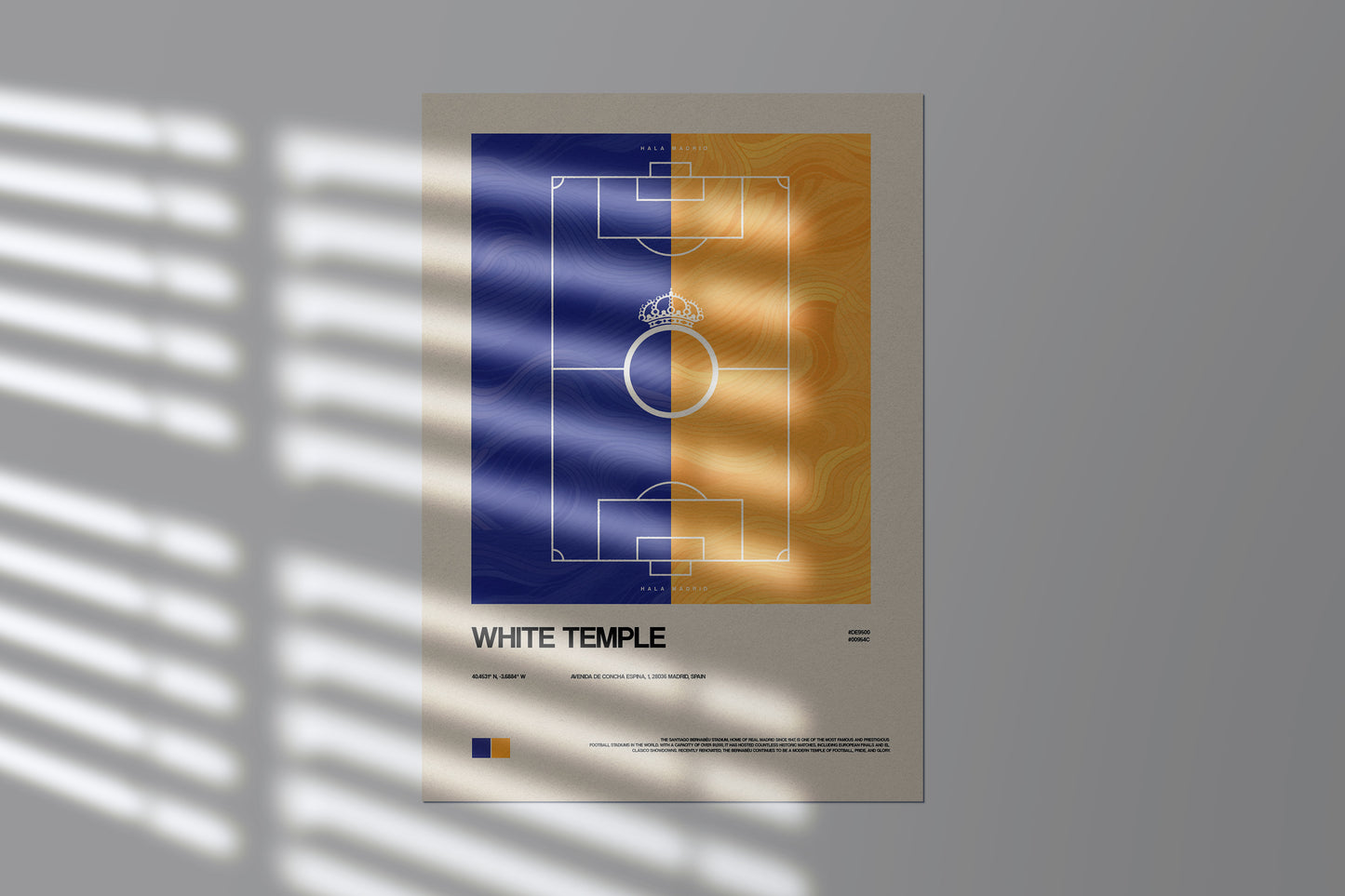 Plakat „Biała Twierdza – Serce stolicy futbolu”