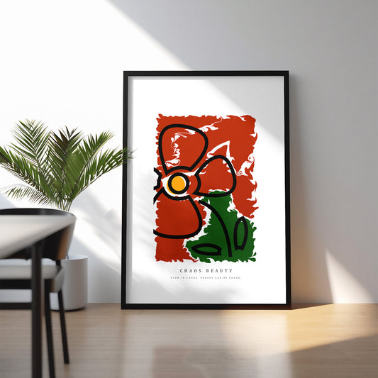 Plakat „Chaos Beauty”