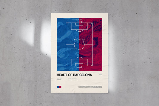 Plakat „Serce Barcelony”
