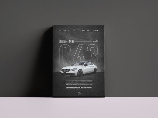 Obraz „Mercedes AMG C63"