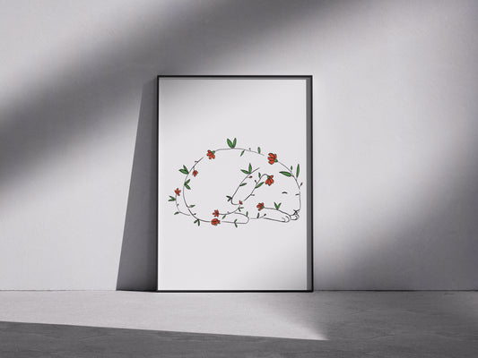Plakat „Zajęczy Rozkwit”