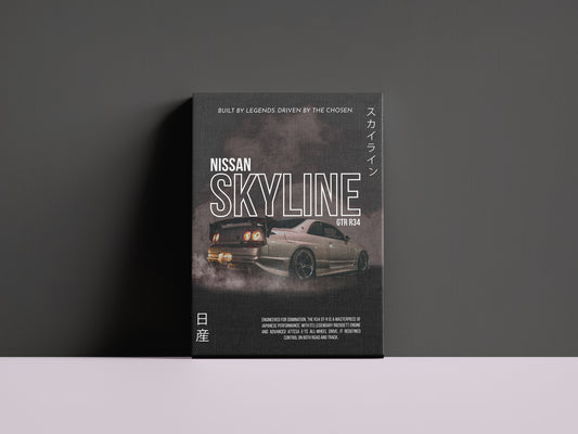 Obraz „Nissan Skyline GTR R34"