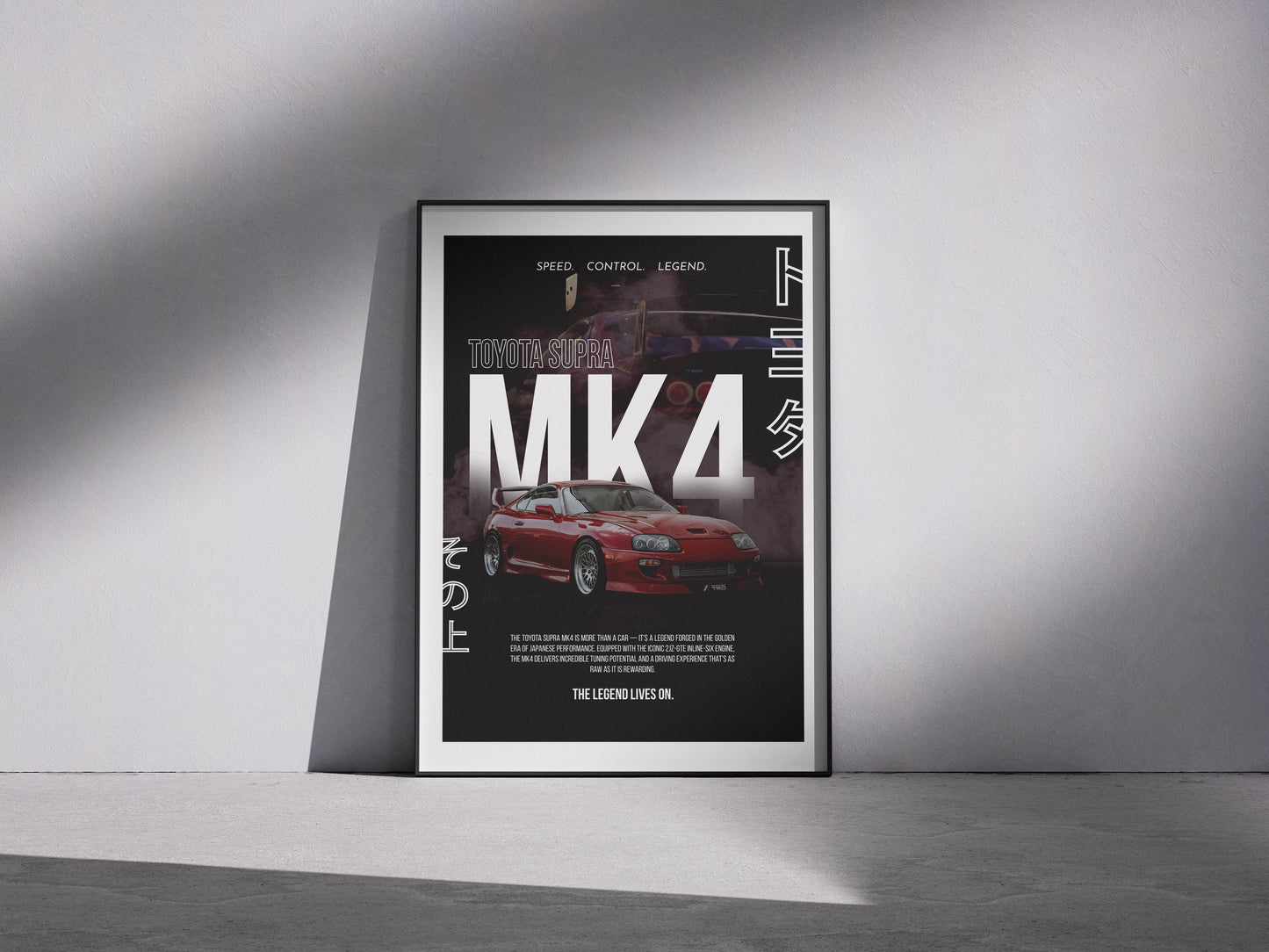Plakat „Supra MK4"