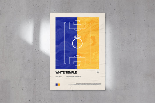 Plakat „Biała Twierdza – Serce stolicy futbolu”